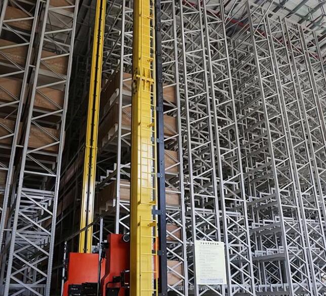 How much can the efficiency of automated company warehouse shelves be improved?